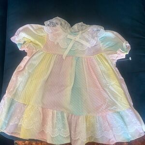 Rainbow “2T” baby girl dress